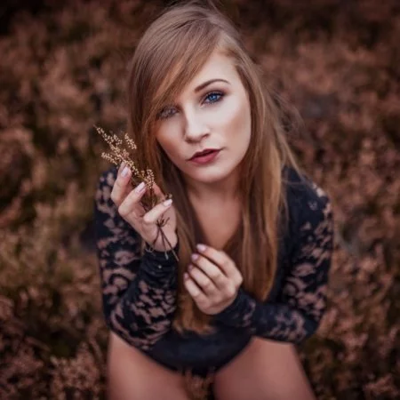 Outdoor Portrait, Lüneburger Heide, Model Katharina E.