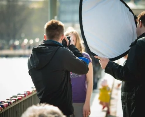 Outdoor Fotokurs mit Yaiza am Maschsee